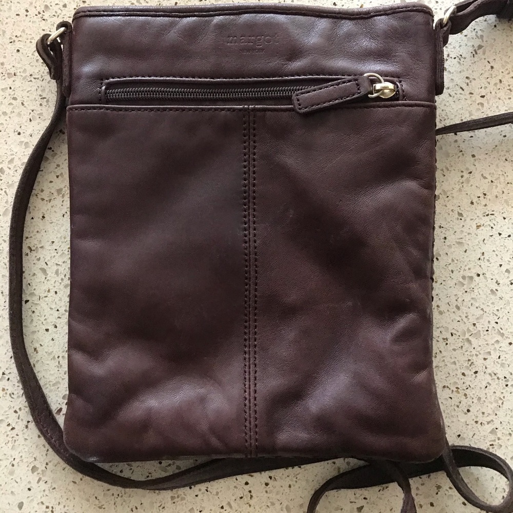 MARGOT genuine leather woven cross body - Picture 3 of 4